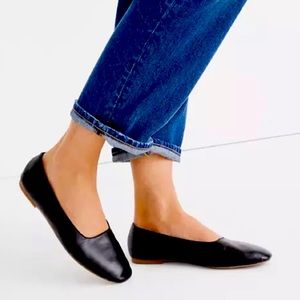 Madewell Cory Square Flats Loafers Shoes